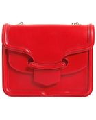 Alexander McQueen Heroine With Chain Leather Shoulder Bag - Lyst