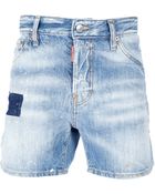 DSquared² Slim Denim Shorts - Lyst
