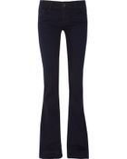 J Brand Lovestory Lowrise Flared Jeans - Lyst