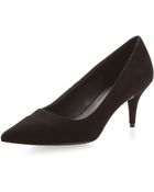 Kelsi Dagger Ernak Suede Lowheel Pump - Lyst