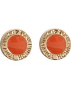 Tory Burch Cole Enamel Stud Earrings - Lyst