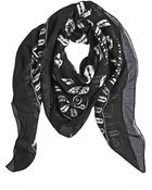 McQ by Alexander McQueen Razor Blade Print Modal Scarf - Lyst