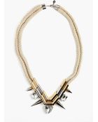 Nasty Gal Highlight Crystal Necklace - Lyst