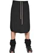 Rick Owens Viscose Cady Long Rise Shorts - Lyst