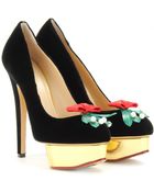 Charlotte Olympia Kiss Me Dolly Platform Pumps - Lyst