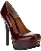 Fendi Platform Pump - Lyst