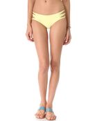 Mikoh Swimwear Velzyland Tie Side Bikini Bottoms - Lyst