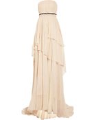 Girl. By Band Of Outsiders Charlotte Silk-georgette Gown - Lyst