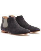 Tod's Suede Chelsea Boots - Lyst