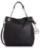 Michael Kors Medium Chain Shoulder Tote - Lyst