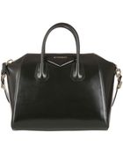 Givenchy Medium Antigona Shiny Smooth Leather Bag - Lyst