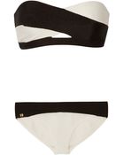 Hervé Léger Bandage Bandeau Bikini - Lyst