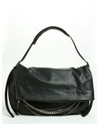 Jimmy Choo Biker Large Leather Shoulder Bag - Lyst