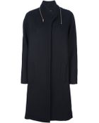 Victoria Beckham Zip Collar Coat - Lyst