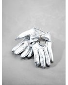 Patrizia Pepe Leather Gloves - Lyst