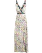Saloni Ria Pastel Bloom Print Dress - Lyst