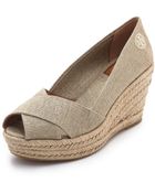 Tory Burch Filipa Wedge Espadrilles - Lyst