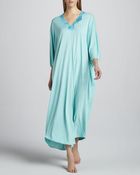 Natori Zen Floraltrim Caftan - Lyst