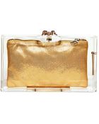 Charlotte Olympia Spider Pandora Perspex Clutch - Lyst