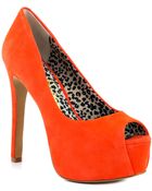 Jessica Simpson Carri Nubuck - Lyst