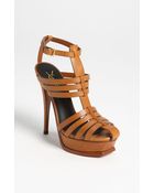 Saint Laurent Tribute Sandal - Lyst