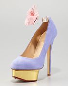 Charlotte Olympia Dolly Removablestrap Platform Pump - Lyst