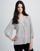 Joie Addie B Printed Blouse - Lyst