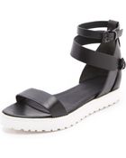 Alexander Wang Jade Flat Sandals - Lyst