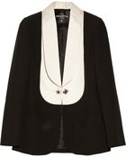 Giulietta Crepe and Silkblend Satin Tuxedo Jacket - Lyst