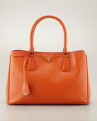 Prada Gardeners Small Saffiano Tote Bag - Lyst