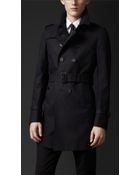Burberry Prorsum Cotton Twill Trench Coat - Lyst