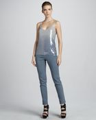 Donna Karan New York Side Zip Ankle Pants Tempest - Lyst