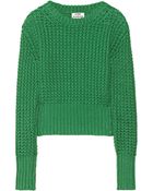 Acne Studios Chunky Knit Cotton Sweater - Lyst