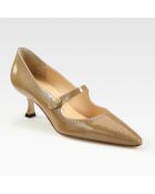 Manolo Blahnik Specari Patent Leather Mary Jane Pumps - Lyst