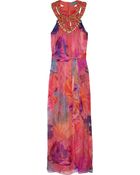 Matthew Williamson Embellished Silk Gown - Lyst