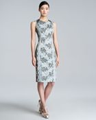 Erdem Tali Printed Sheath Dress - Lyst