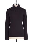 Calvin Klein Cowlneck Pullover Sweater - Lyst
