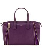 Furla Amazzone Leather Satchel - Lyst