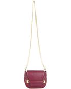 Ivanka Trump Faux Leather Flap Bag - Lyst