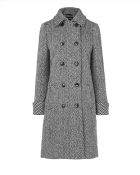 Jaeger Italian Wool Herringbone Coat - Lyst