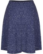 Topshop Speckle Skater Skirt - Lyst