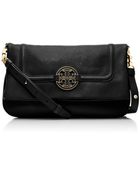 Tory Burch Amanda Foldover Messenger - Lyst