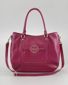 Tory Burch Amanda Patent Hobo Bag - Lyst