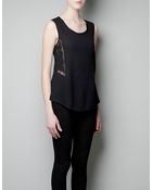 Zara Tshirt - Lyst