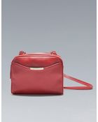 Zara Double Pocket Messenger Bag - Lyst
