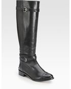 Pour La Victoire Loryn Leather Buckle Kneehigh Boots - Lyst