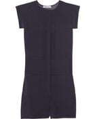 T By Alexander Wang Paneled Silk Playsuit - Lyst
