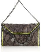 Stella McCartney Python Triple Handle Bag - Lyst
