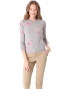 Chinti & Parker Intarsia Star Cashmere Sweater - Lyst