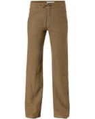 Etro Olive Drawstring Linen Pants - Lyst